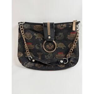 Braccialini Noahs Ark Canvas Crossbody Bag